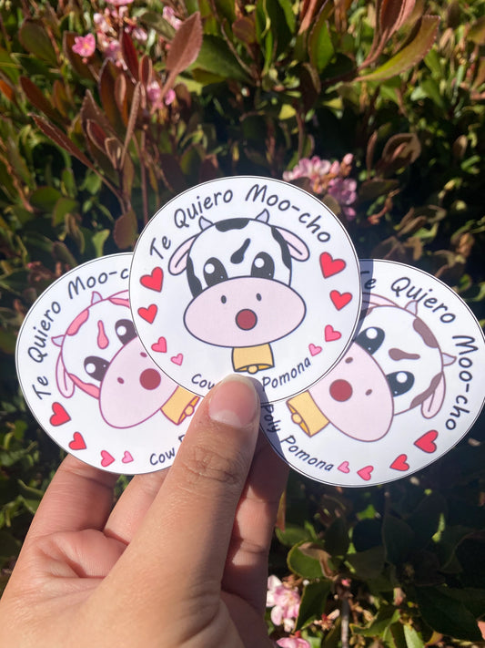Te Quiero Moo-cho Sticker
