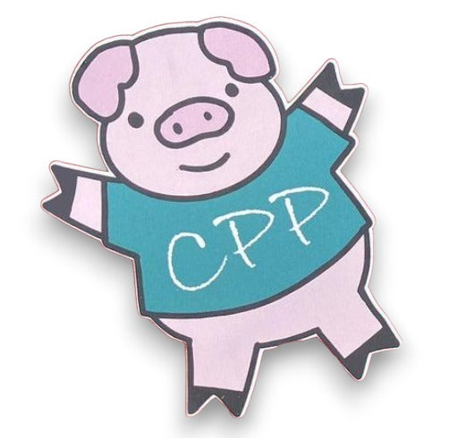 CPP Piggy Sticker