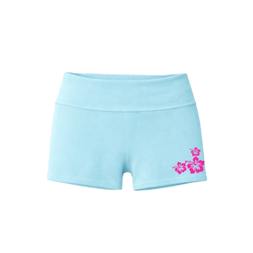 Hibiscus Foldover Shorts