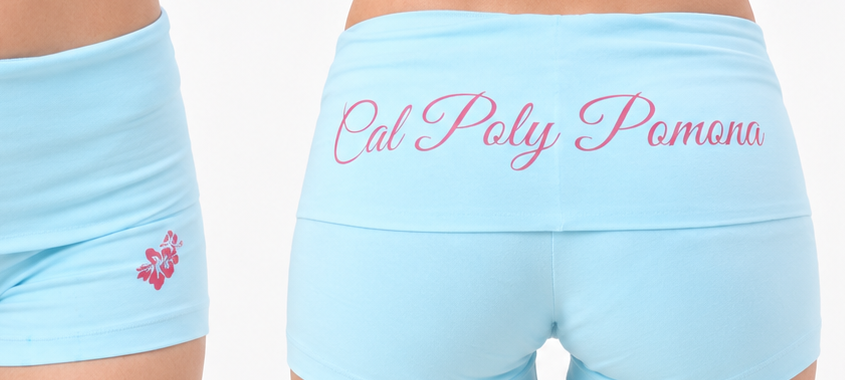 Hibiscus Foldover Shorts