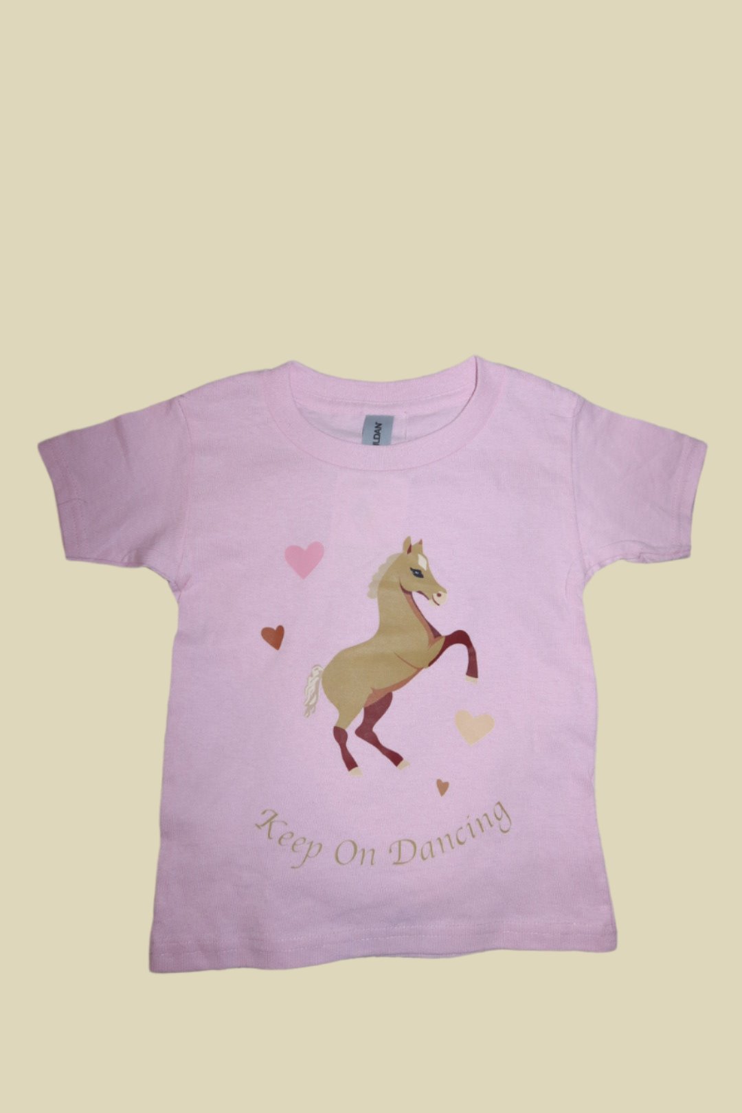 Arabian Horse Pink Toddler Tee