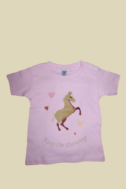 Arabian Horse Pink Toddler Tee