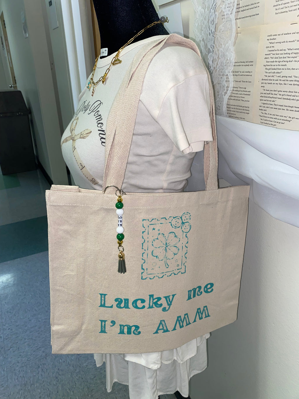 Lucky Me I'm AMM Tote Bag