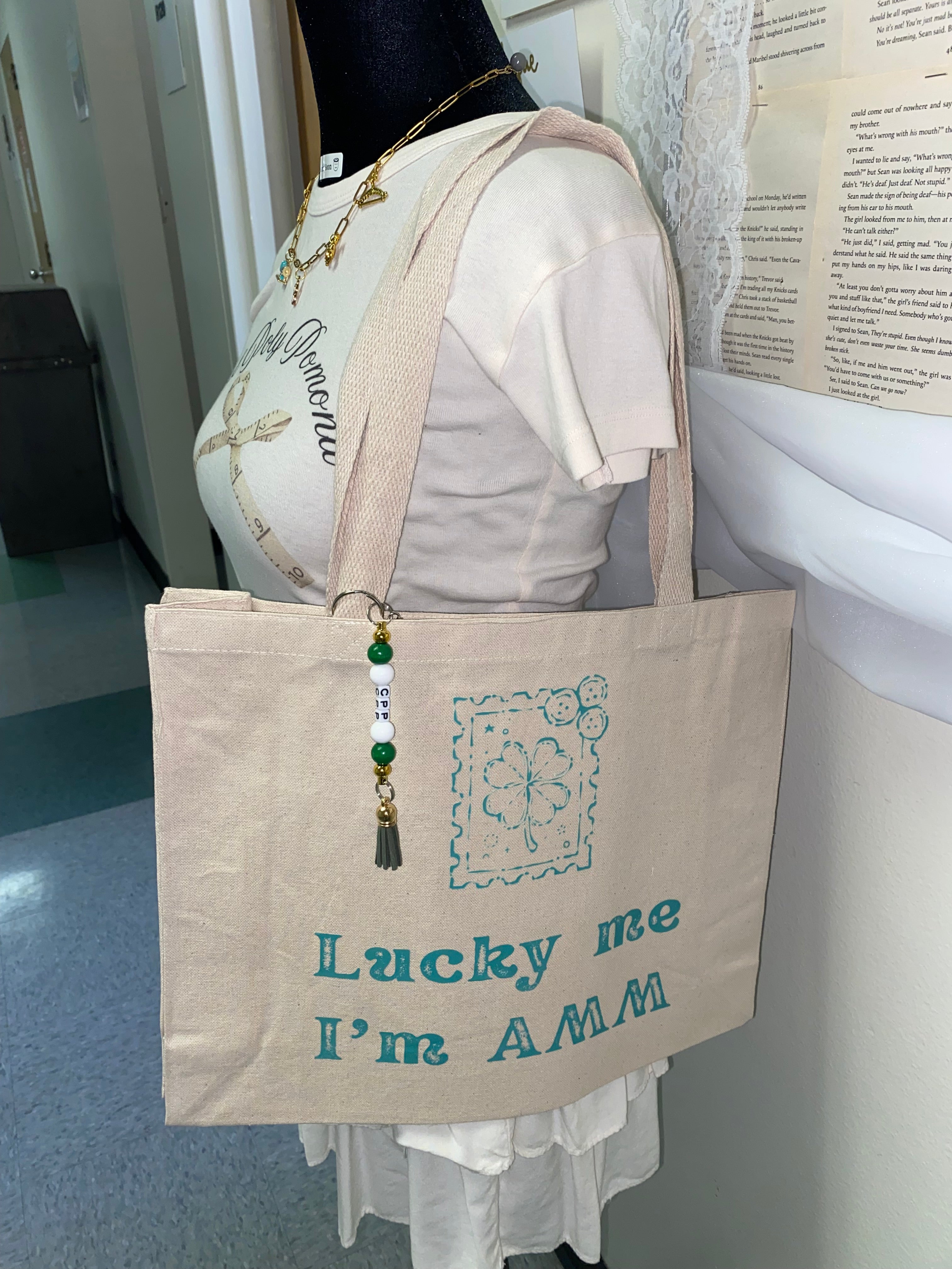 Lucky Me I'm AMM Tote Bag