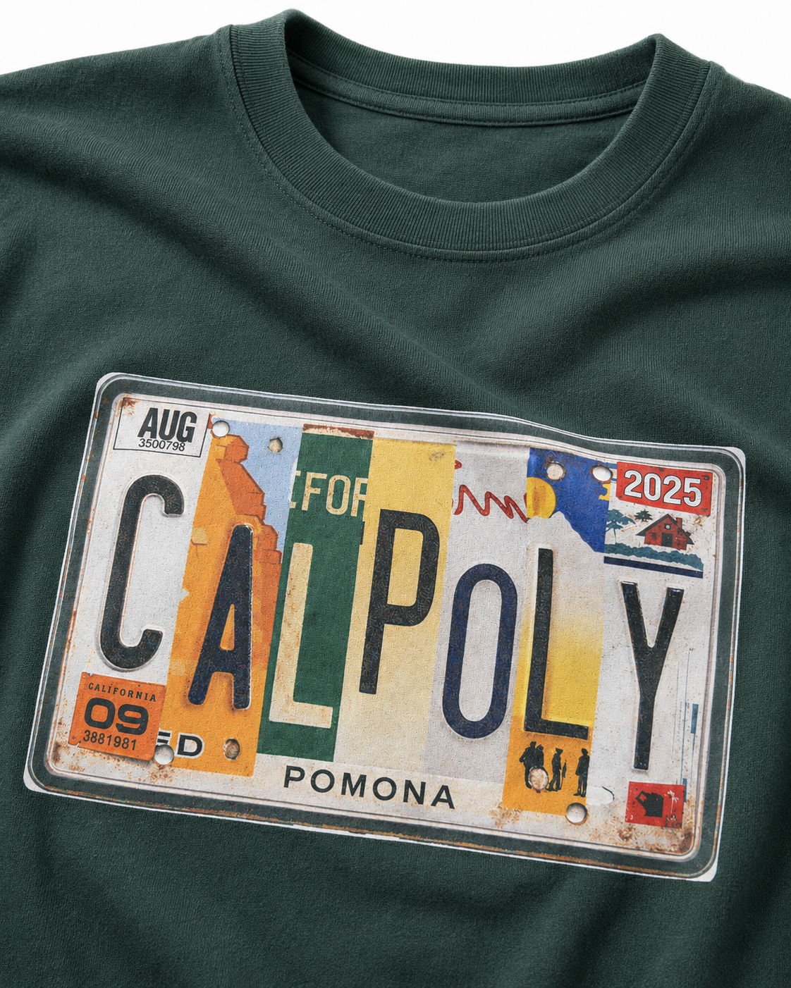 CPP License Plate Shor-Tee