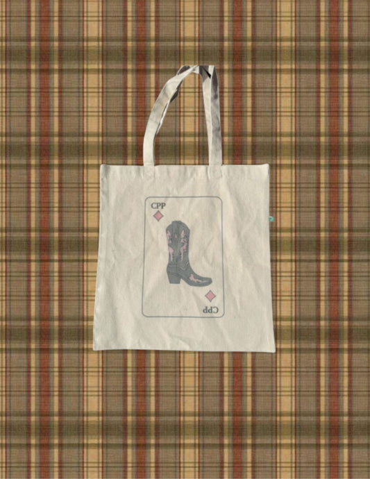 Boot Card Deck Tote Bag