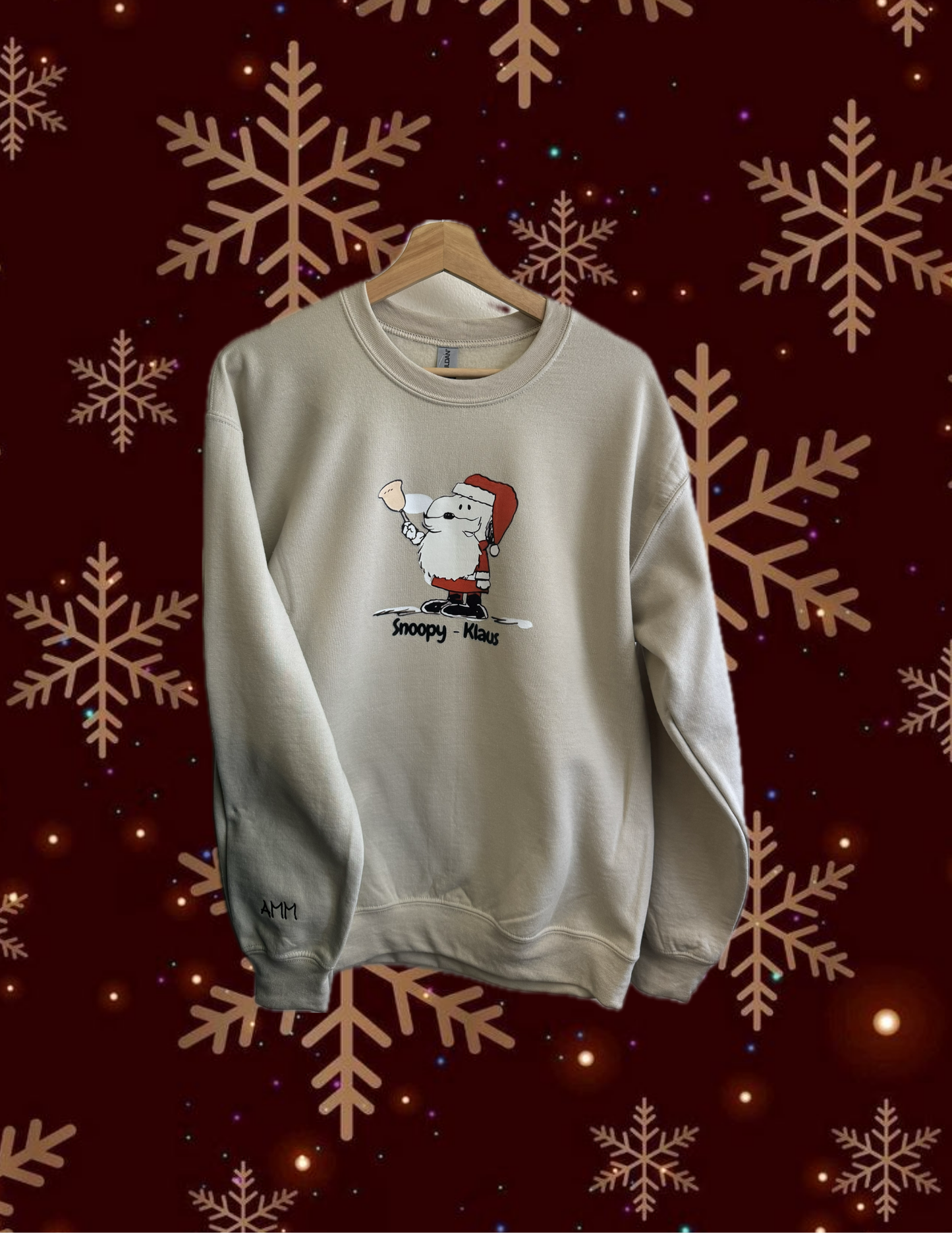 Holiday Santa Snoopy Crewneck